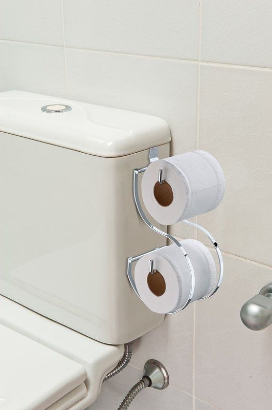 Tipos de porta papel higiênico - pendurado na caixa acoplada do vaso sanitário
