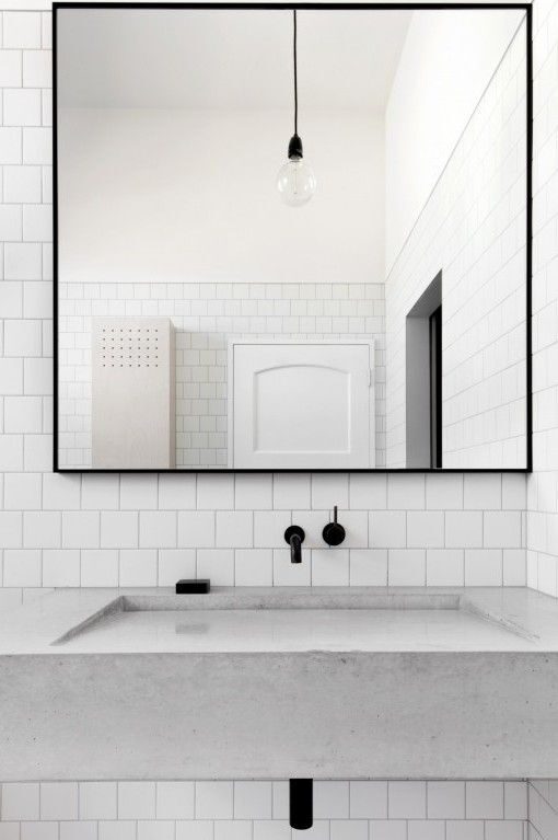 Formato de espelho de banheiro - quadrado